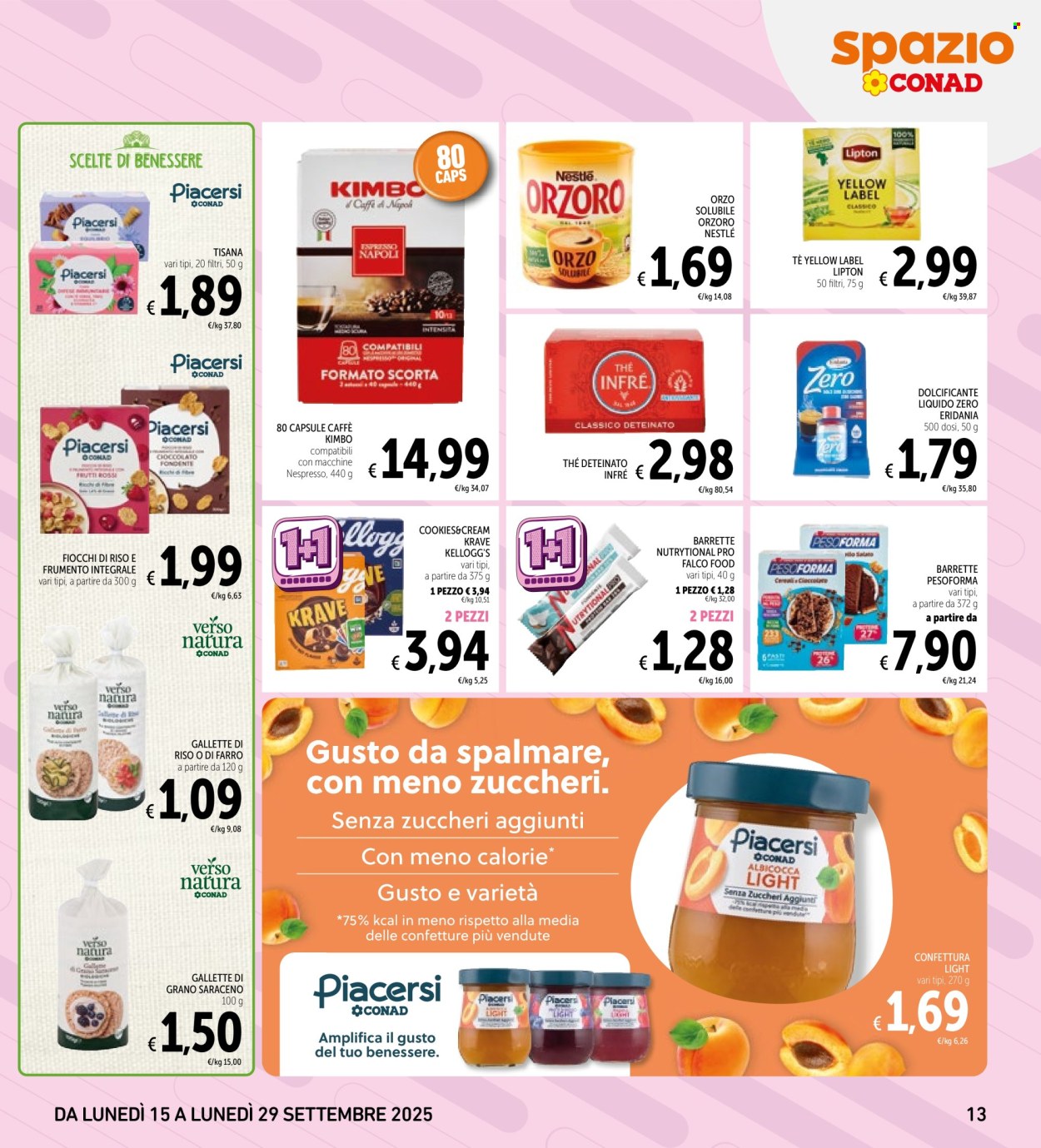 Volantino Spazio Conad - 15/9/2025 - 29/9/2025. Pagina 13