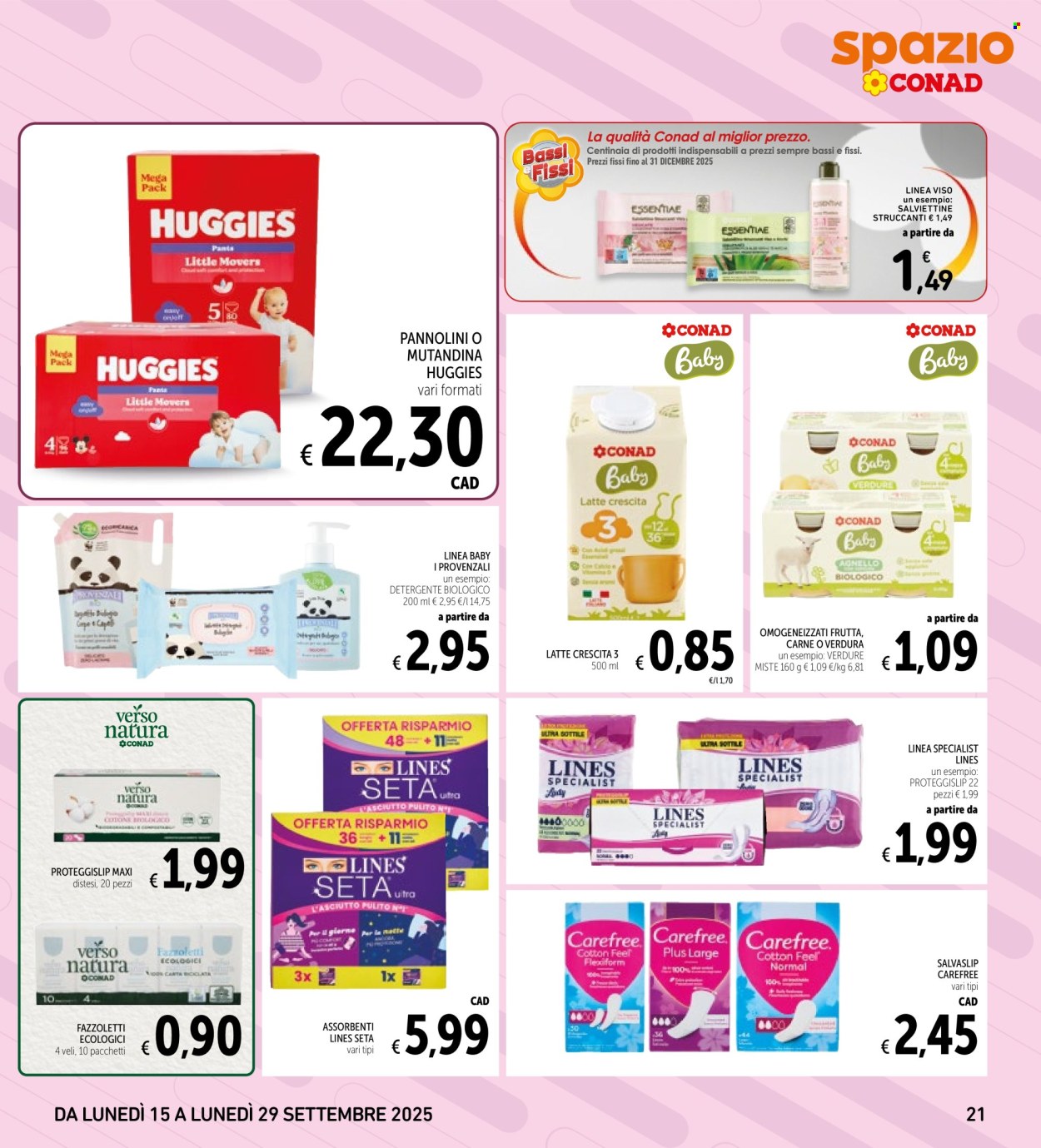 Volantino Spazio Conad - 15/9/2025 - 29/9/2025. Pagina 21