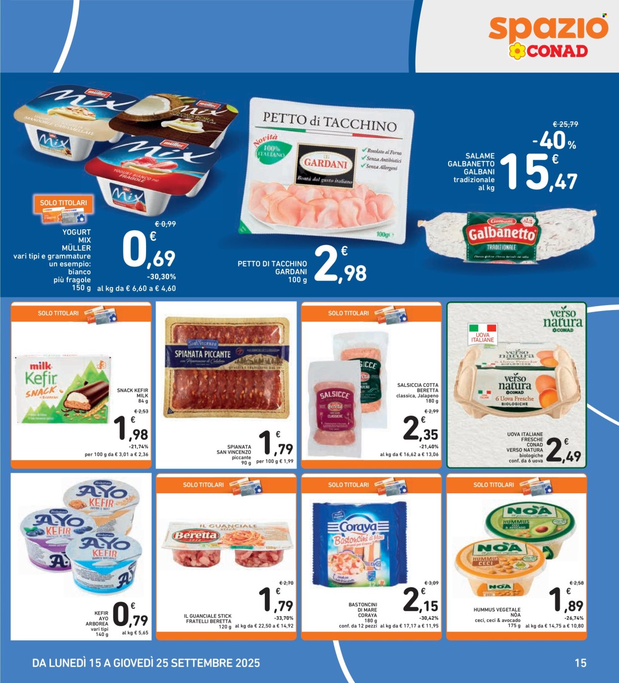 Volantino Spazio Conad - 15/9/2025 - 25/9/2025. Pagina 15
