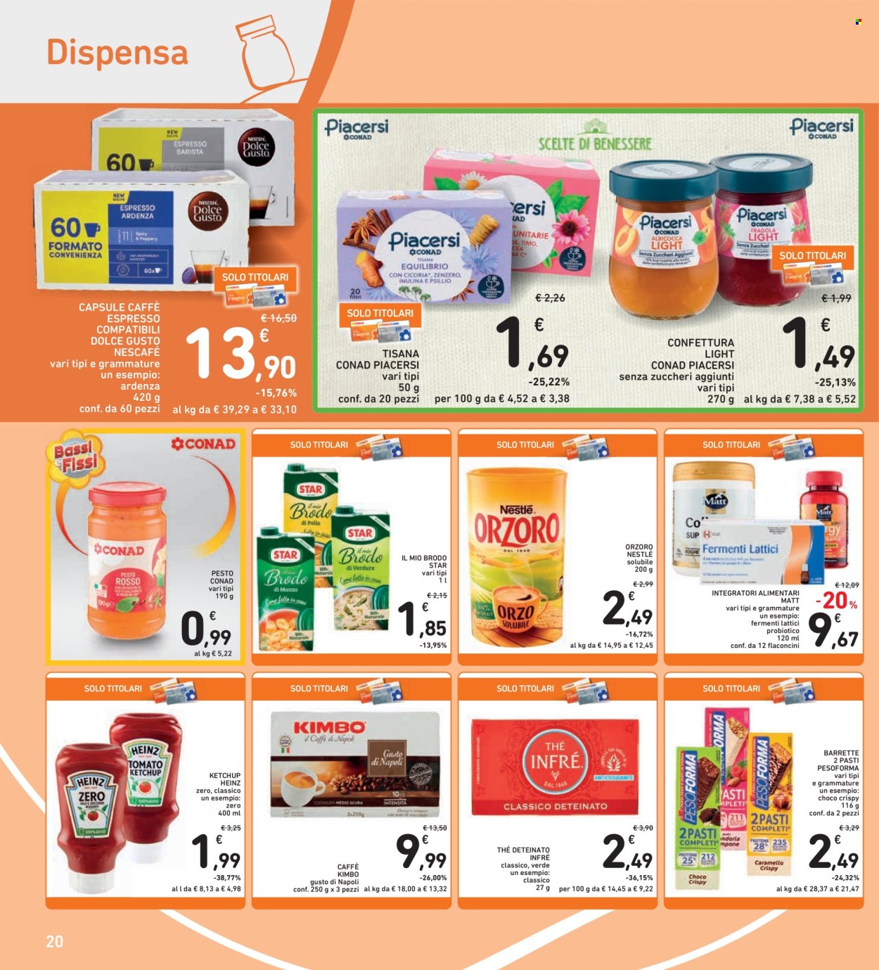 Volantino Spazio Conad - 15/9/2025 - 25/9/2025. Pagina 20