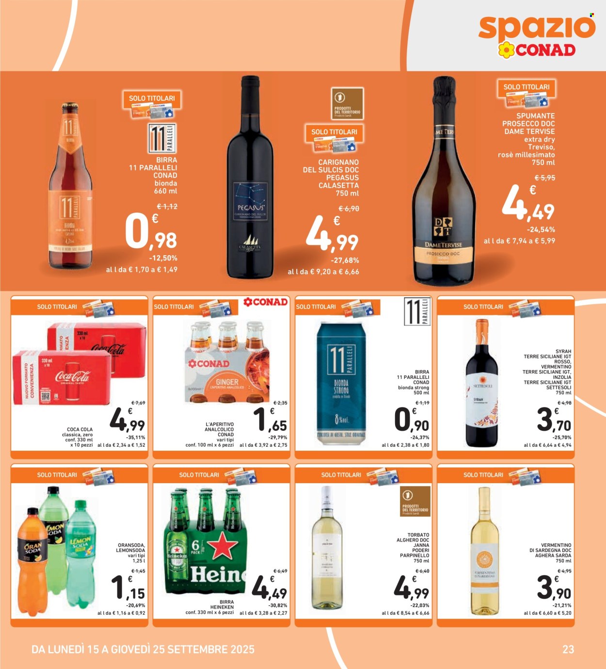 Volantino Spazio Conad - 15/9/2025 - 25/9/2025. Pagina 23