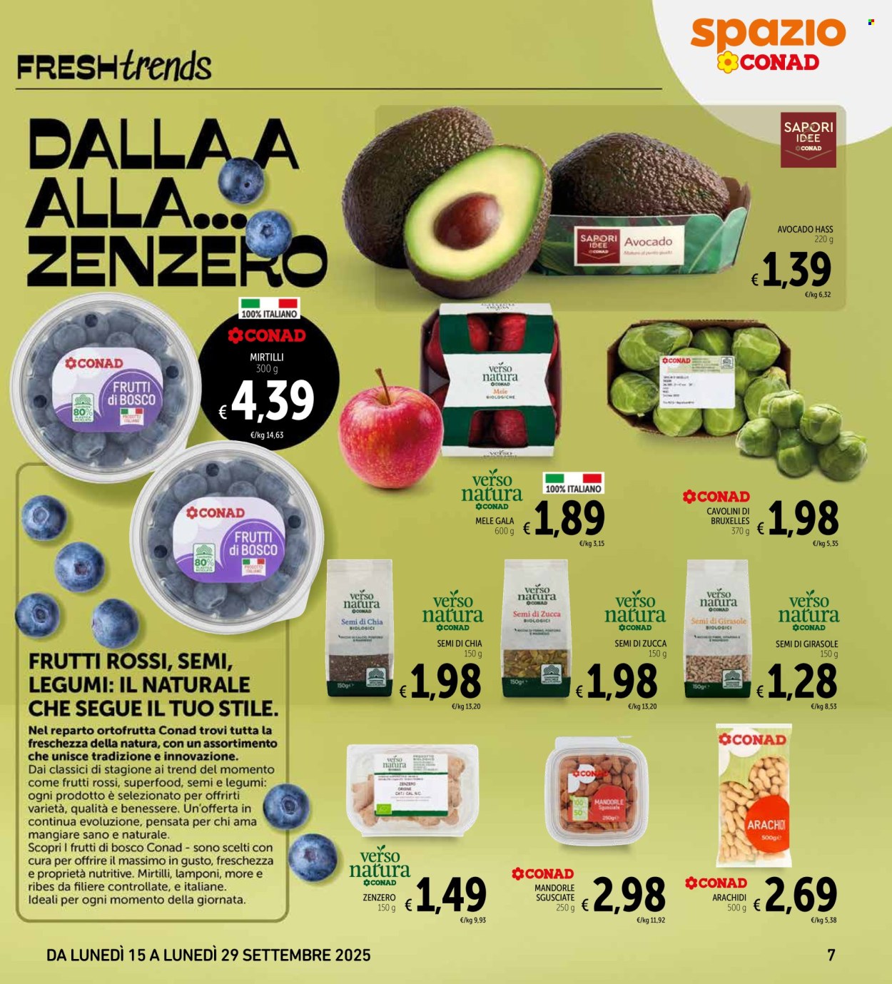 Volantino Spazio Conad - 15/9/2025 - 29/9/2025. Pagina 7
