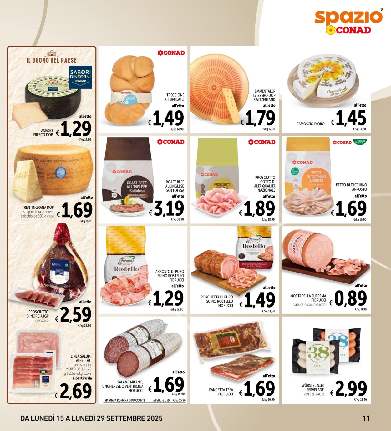 Volantino Spazio Conad - 15/9/2025 - 29/9/2025. Pagina 11