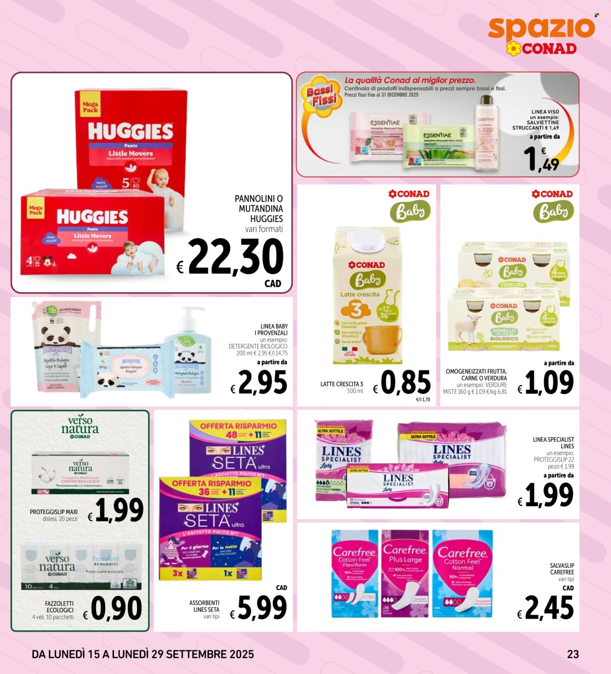Volantino Spazio Conad - 15/9/2025 - 29/9/2025. Pagina 23