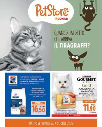 Volantino Pet Store Conad - 10/9/2025 - 7/10/2025.