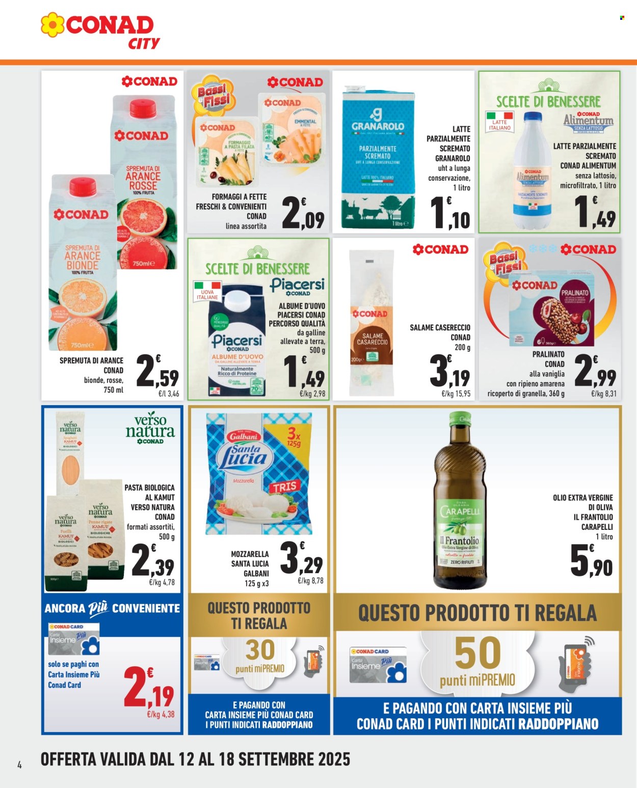 Volantino Conad City - 12/9/2025 - 18/9/2025. Pagina 4