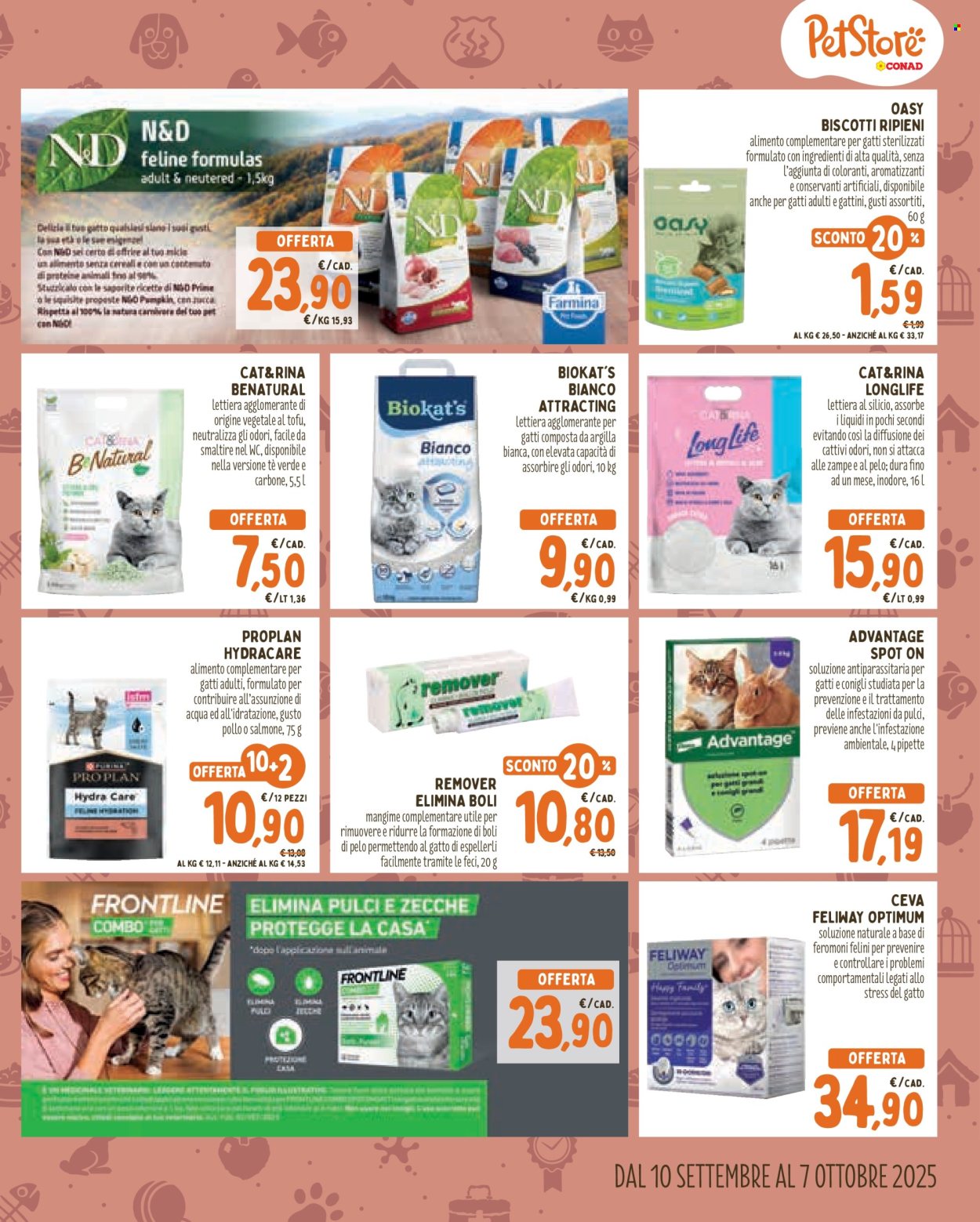Volantino Pet Store Conad - 10/9/2025 - 7/10/2025. Pagina 5