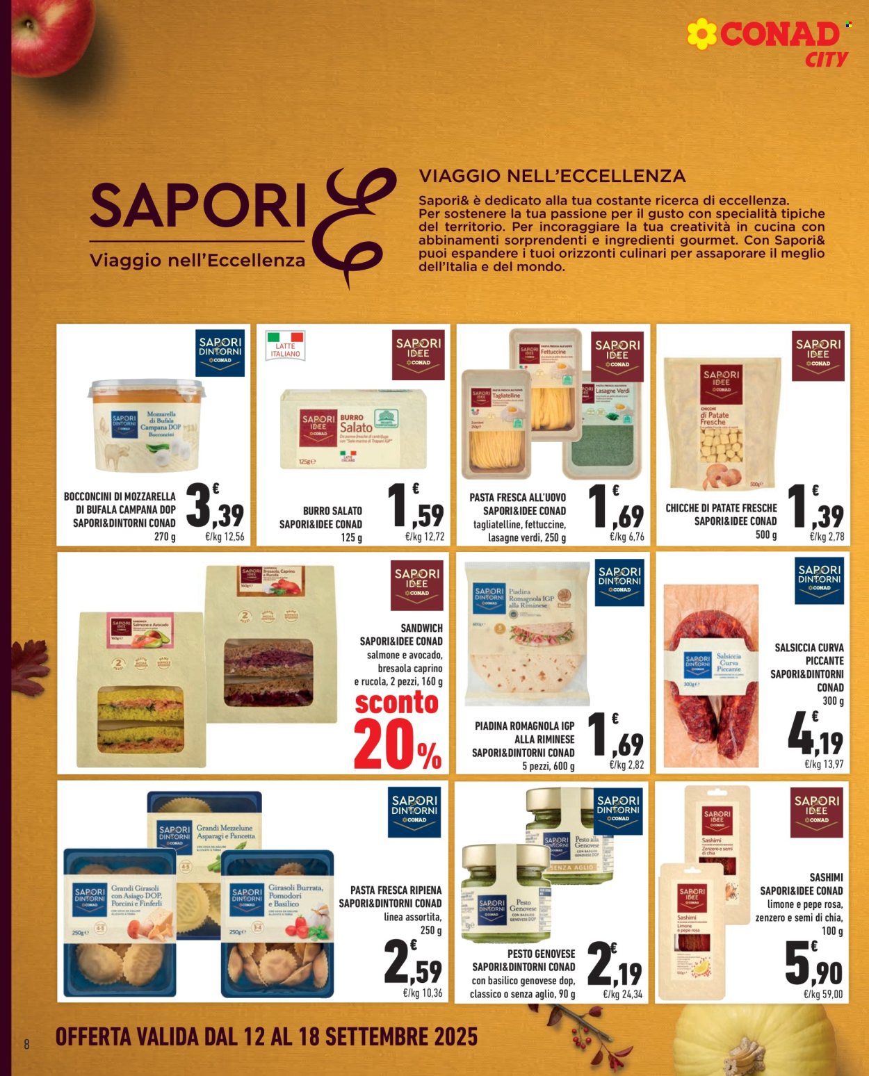 Volantino Conad City - 12/9/2025 - 18/9/2025. Pagina 8
