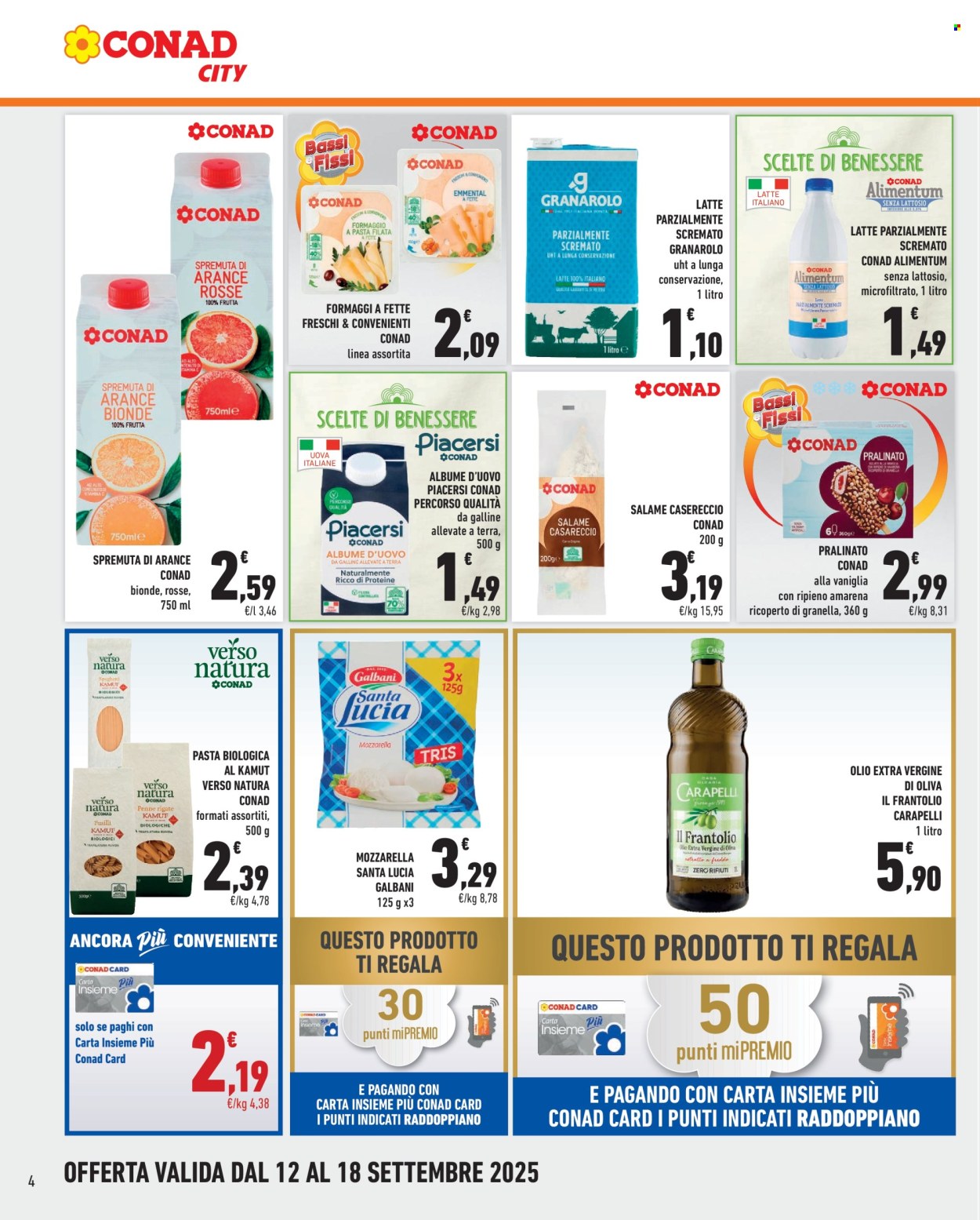 Volantino Conad City - 12/9/2025 - 18/9/2025. Pagina 4