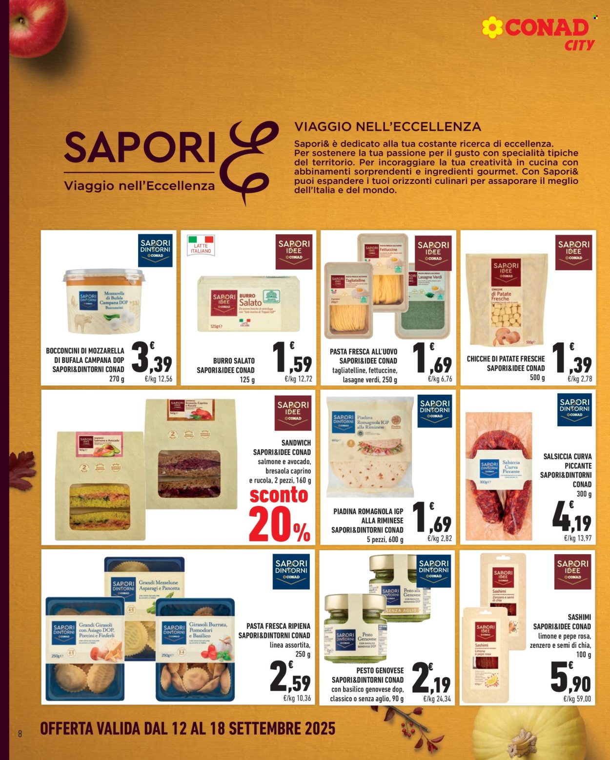 Volantino Conad City - 12/9/2025 - 18/9/2025. Pagina 8