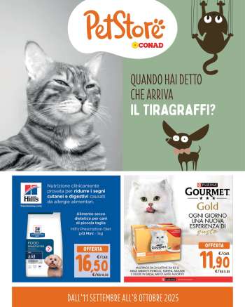 Volantino Pet Store Conad - 11/9/2025 - 8/10/2025.