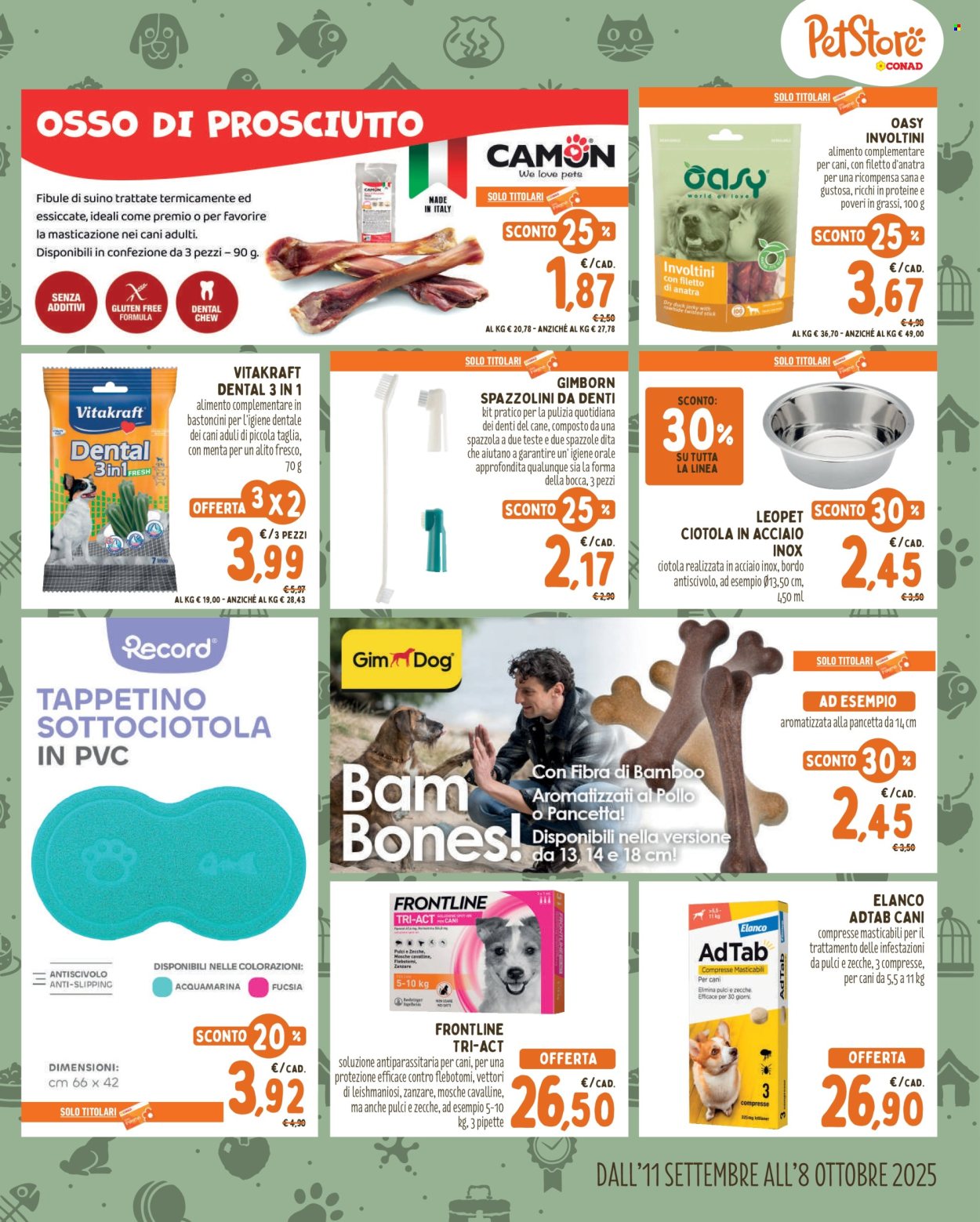 Volantino Pet Store Conad - 11/9/2025 - 8/10/2025. Pagina 3