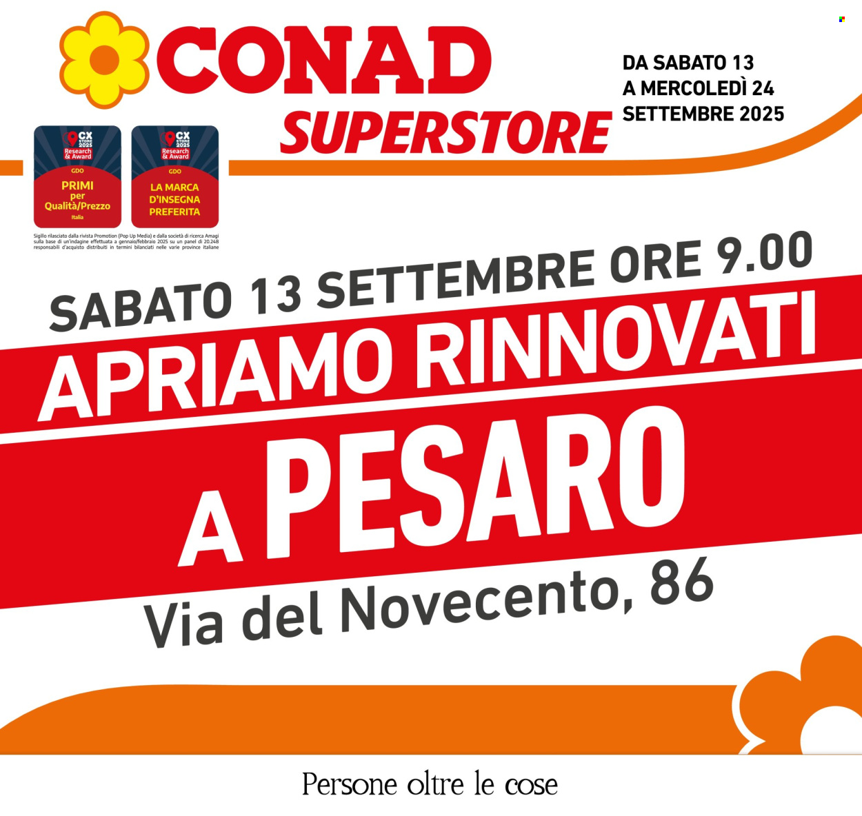 Volantino Conad Superstore - 13/9/2025 - 24/9/2025. Pagina 1