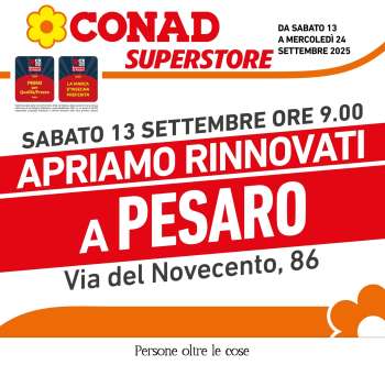 Volantino Conad Superstore - 13/9/2025 - 24/9/2025.