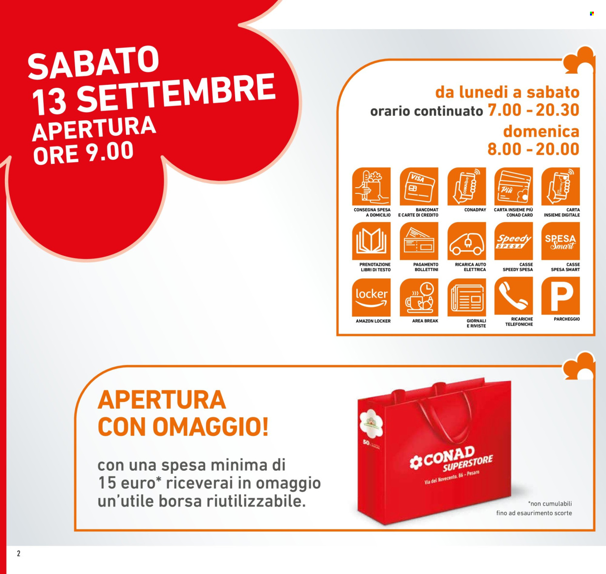 Volantino Conad Superstore - 13/9/2025 - 24/9/2025. Pagina 2