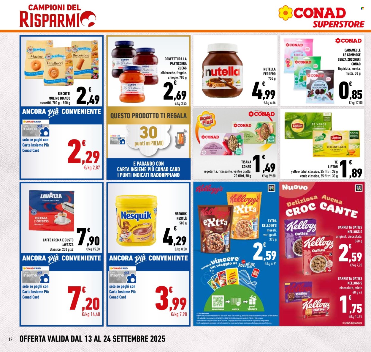 Volantino Conad Superstore - 13/9/2025 - 24/9/2025. Pagina 12