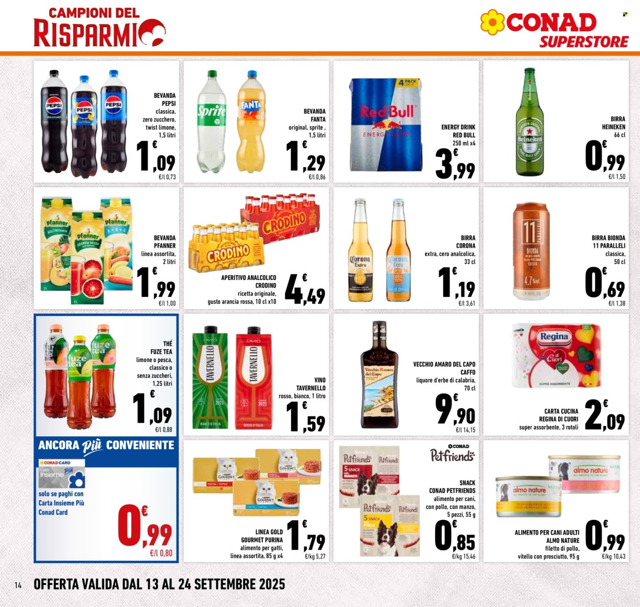 Volantino Conad Superstore - 13/9/2025 - 24/9/2025. Pagina 14