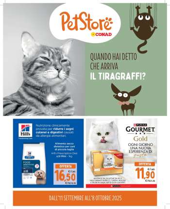 Volantino Pet Store Conad - 11/9/2025 - 8/10/2025.
