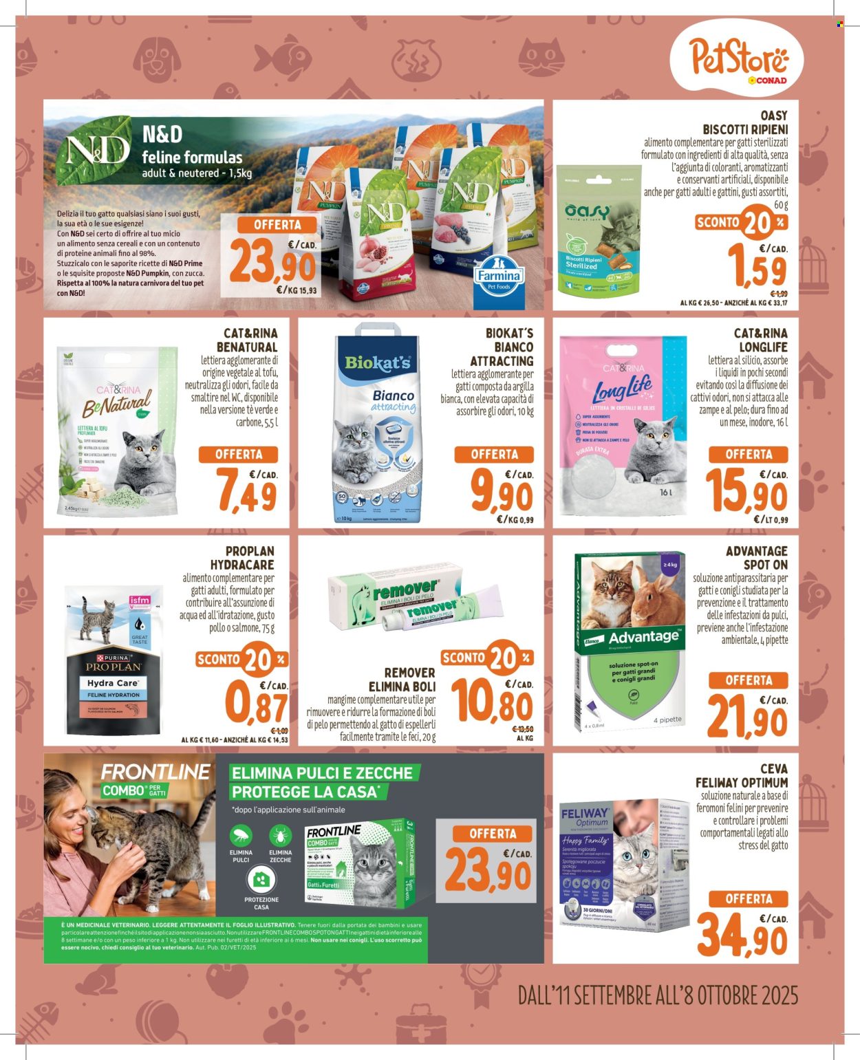 Volantino Pet Store Conad - 11/9/2025 - 8/10/2025. Pagina 5