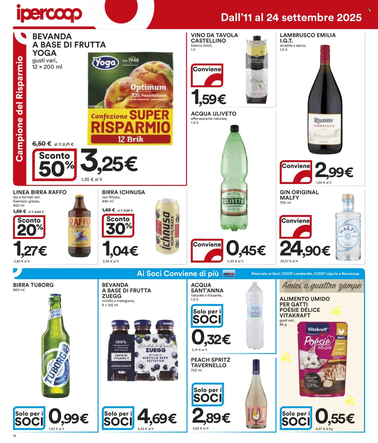 Volantino Coop - 11/9/2025 - 24/9/2025. Pagina 14