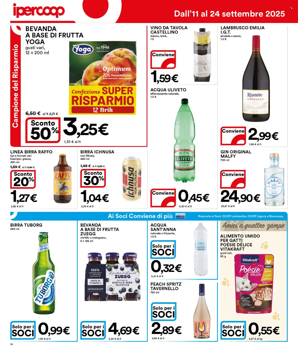Volantino Coop - 11/9/2025 - 24/9/2025. Pagina 14