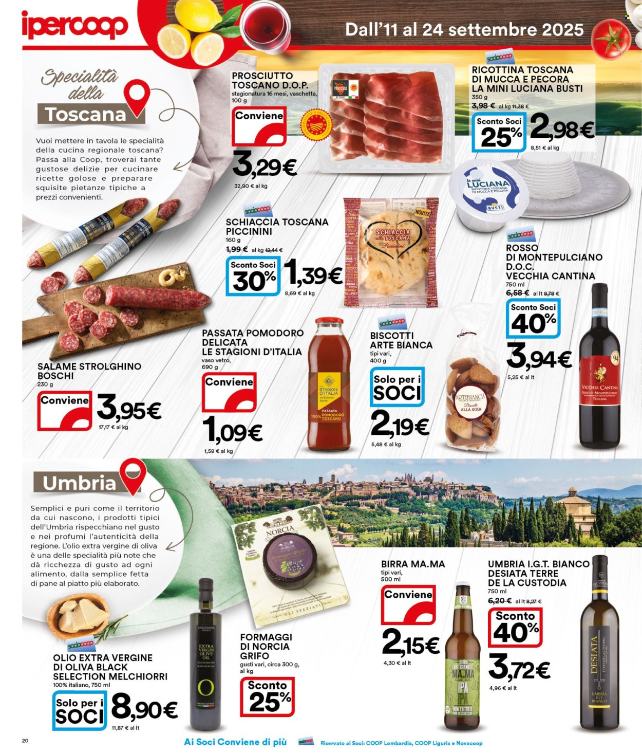 Volantino Coop - 11/9/2025 - 24/9/2025. Pagina 20