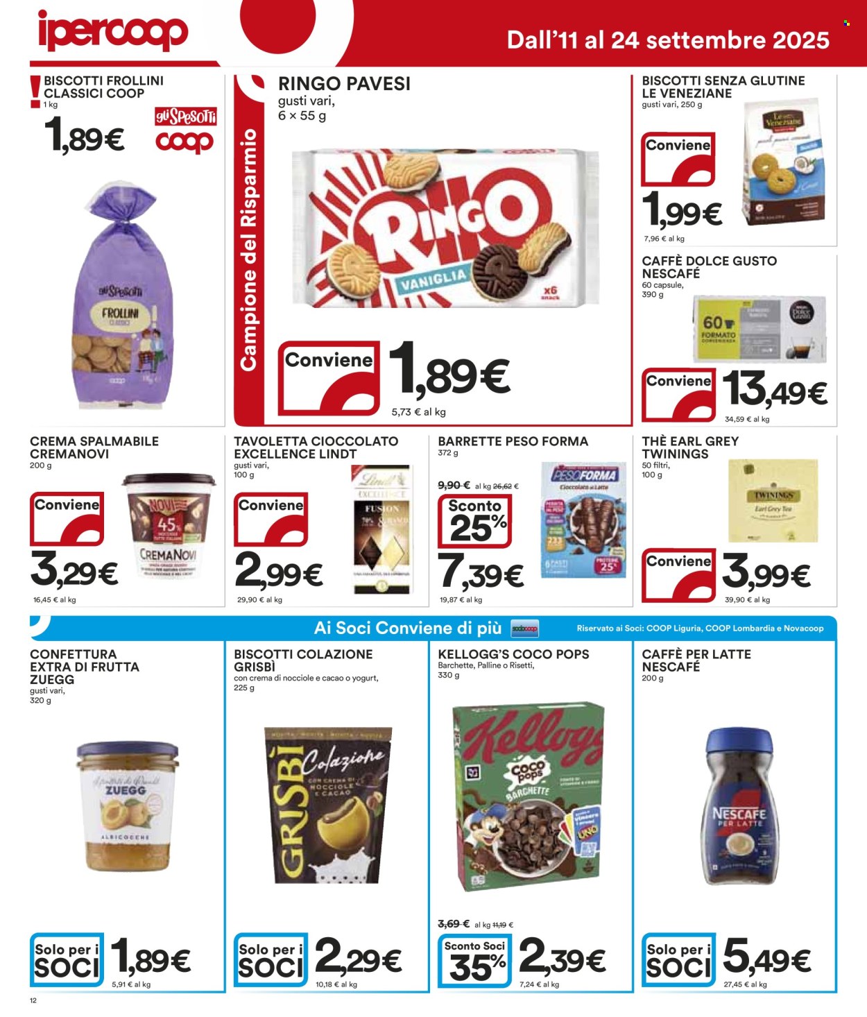 Volantino Coop - 11/9/2025 - 24/9/2025. Pagina 12