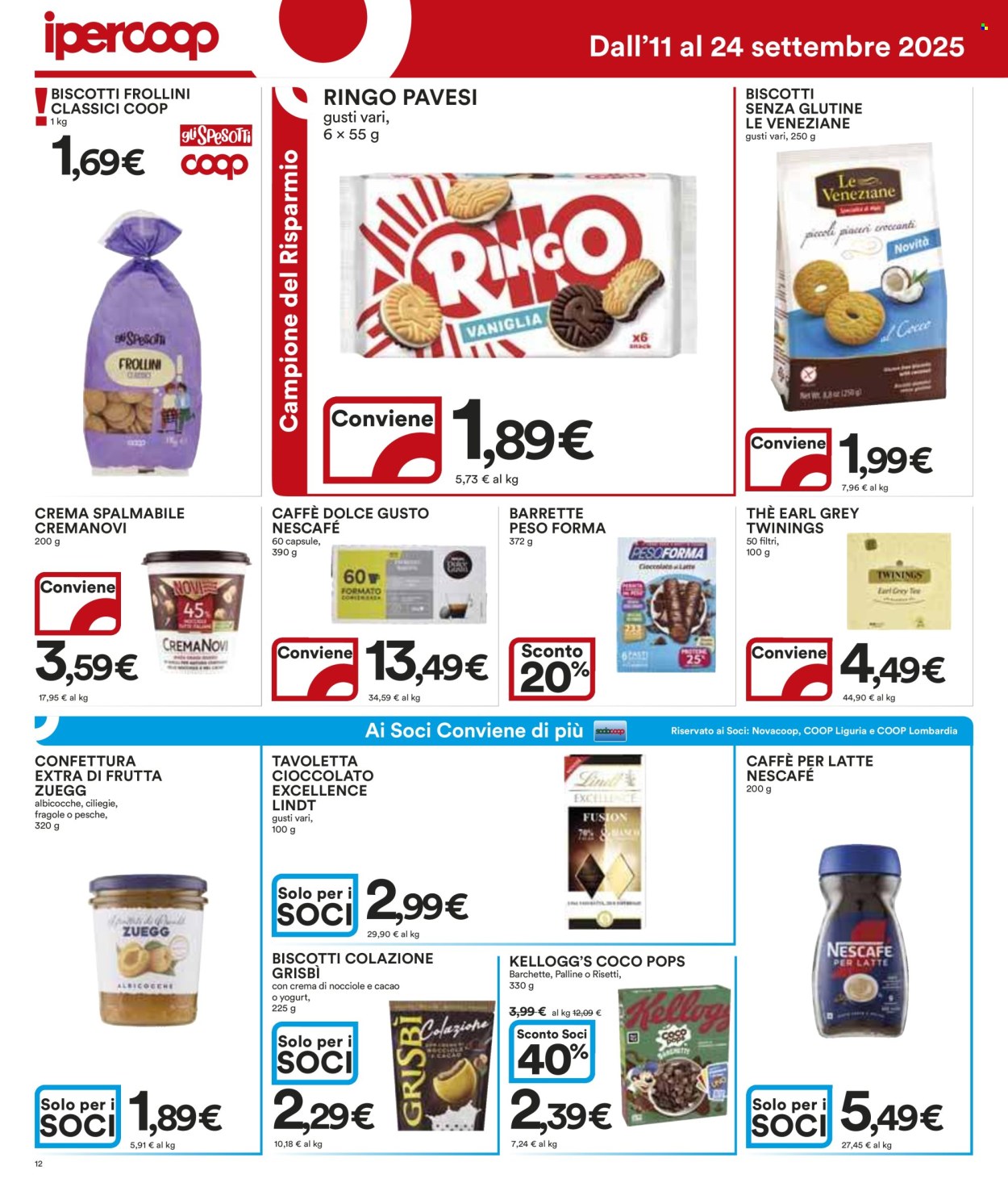 Volantino Coop - 11/9/2025 - 24/9/2025. Pagina 12