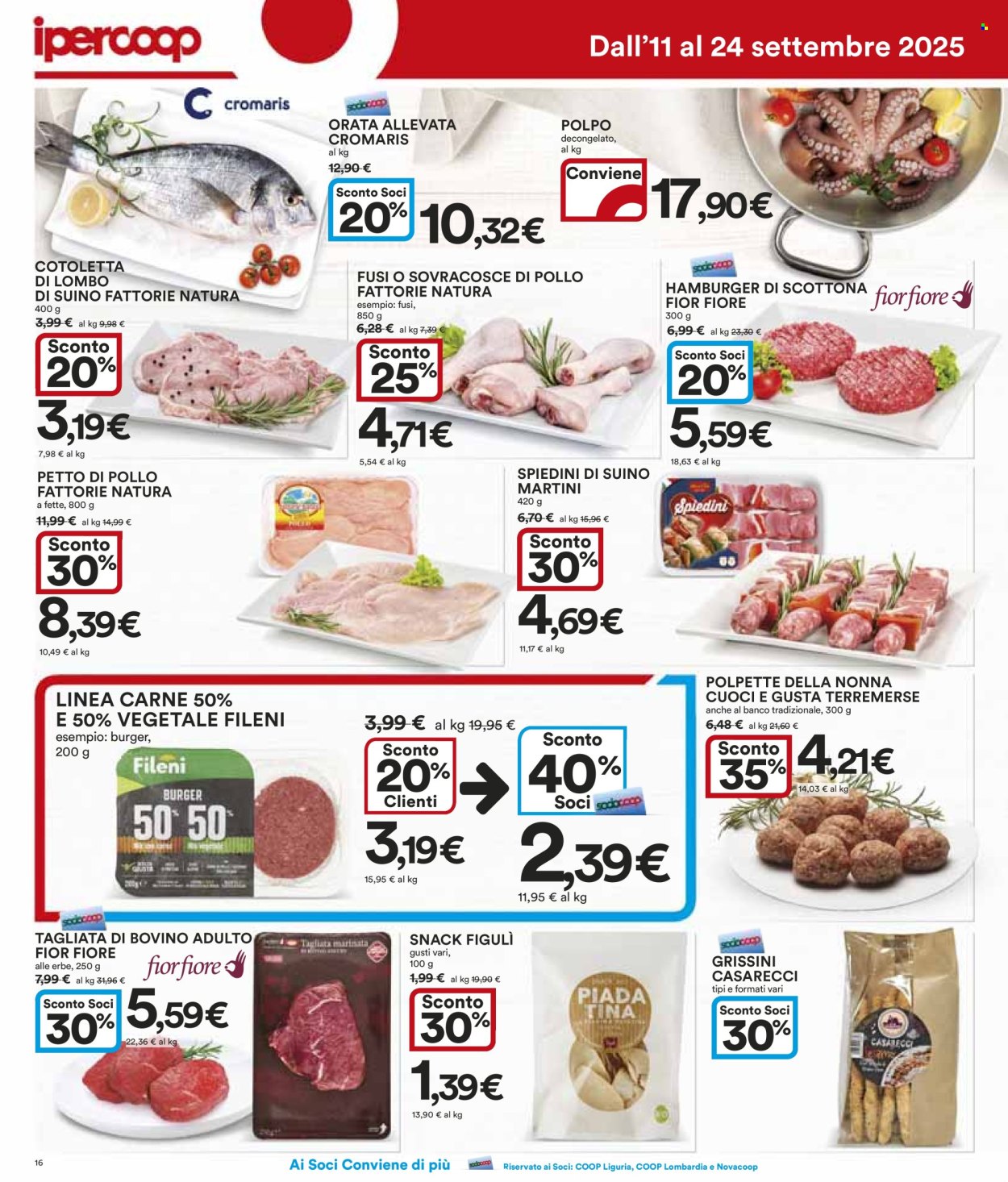 Volantino Coop - 11/9/2025 - 24/9/2025. Pagina 16
