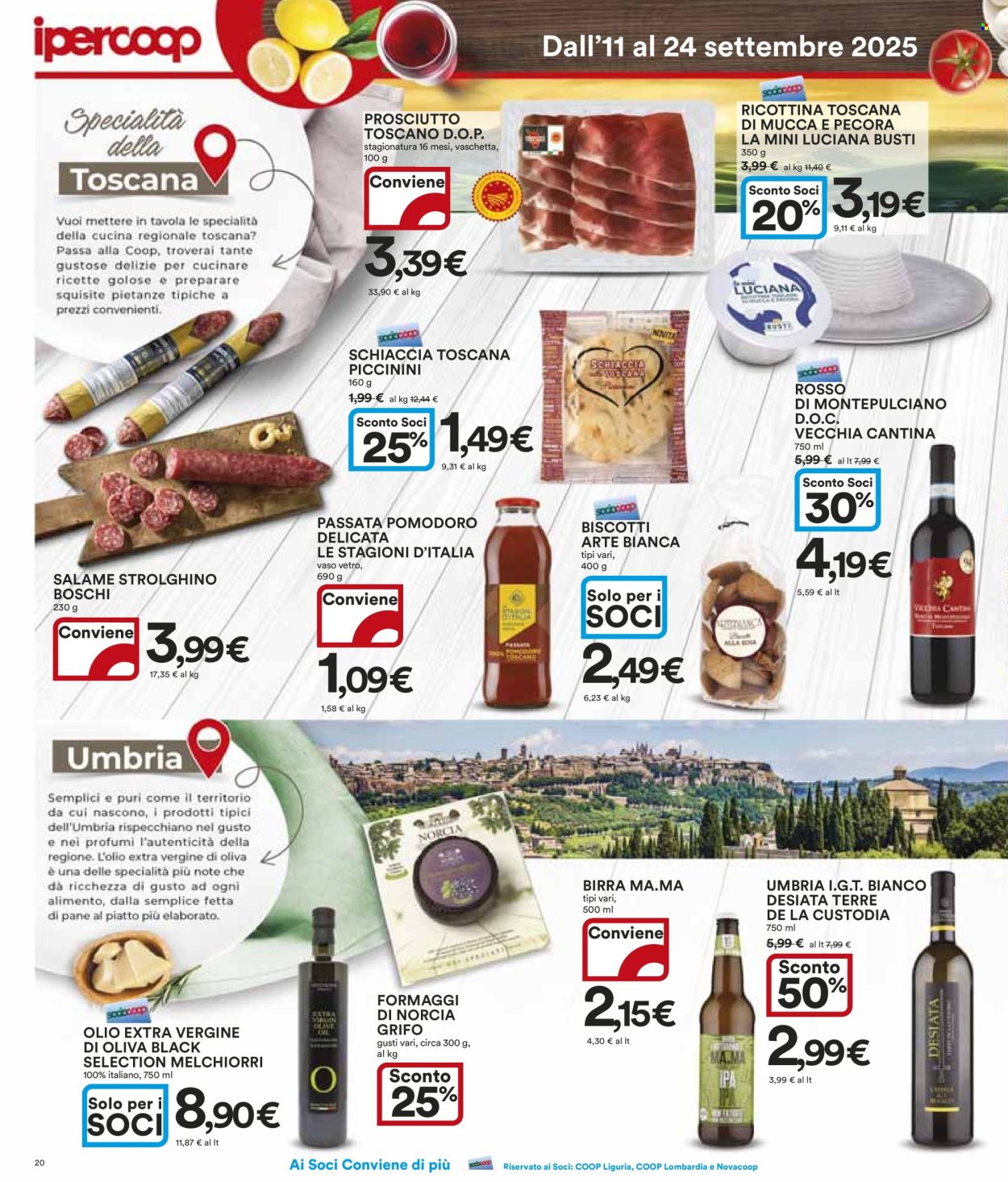 Volantino Coop - 11/9/2025 - 24/9/2025. Pagina 20