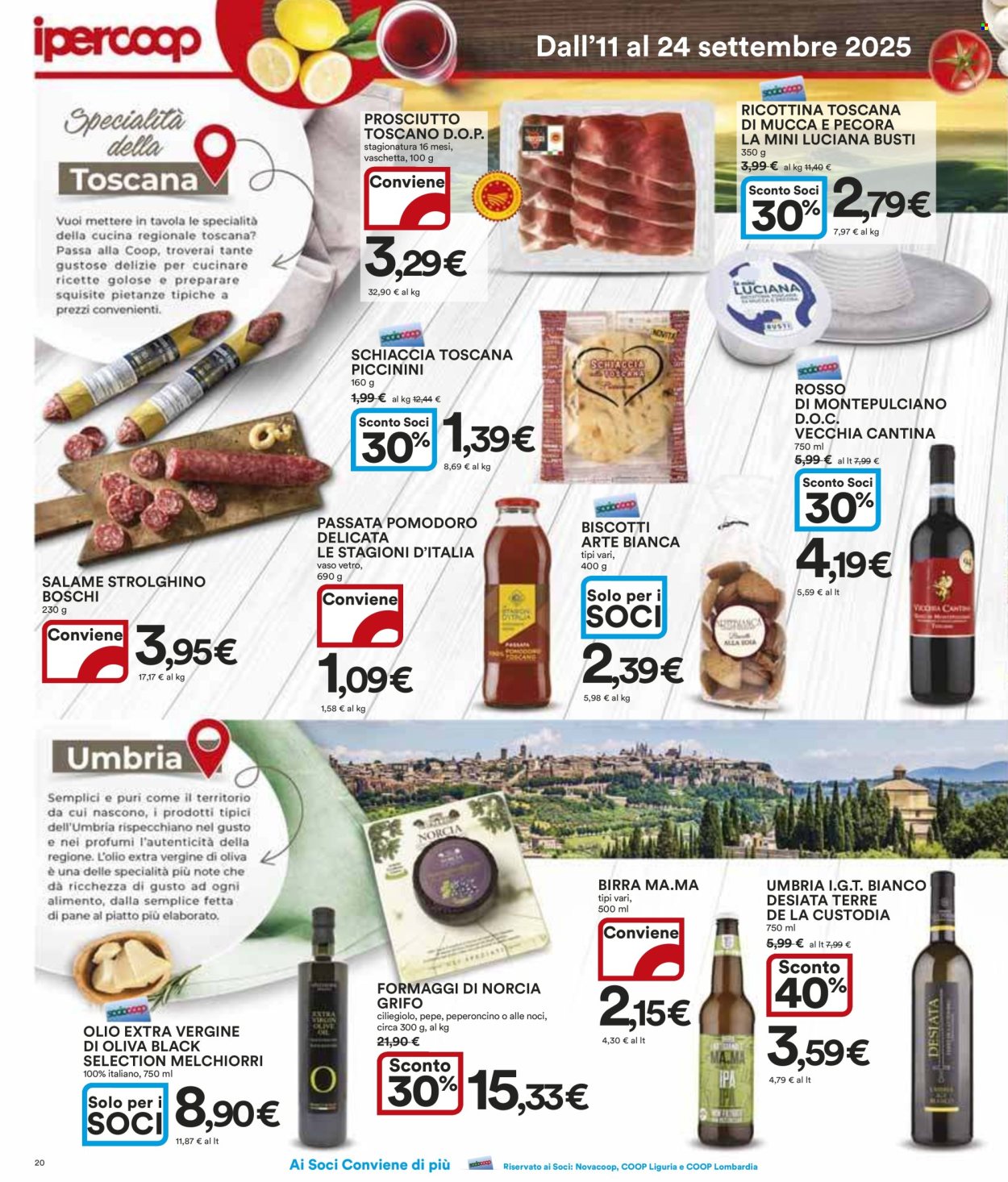 Volantino Coop - 11/9/2025 - 24/9/2025. Pagina 20