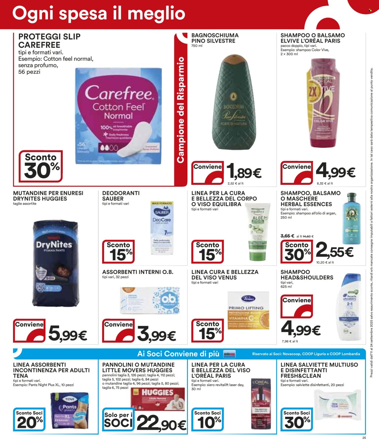Volantino Coop - 11/9/2025 - 24/9/2025. Pagina 25