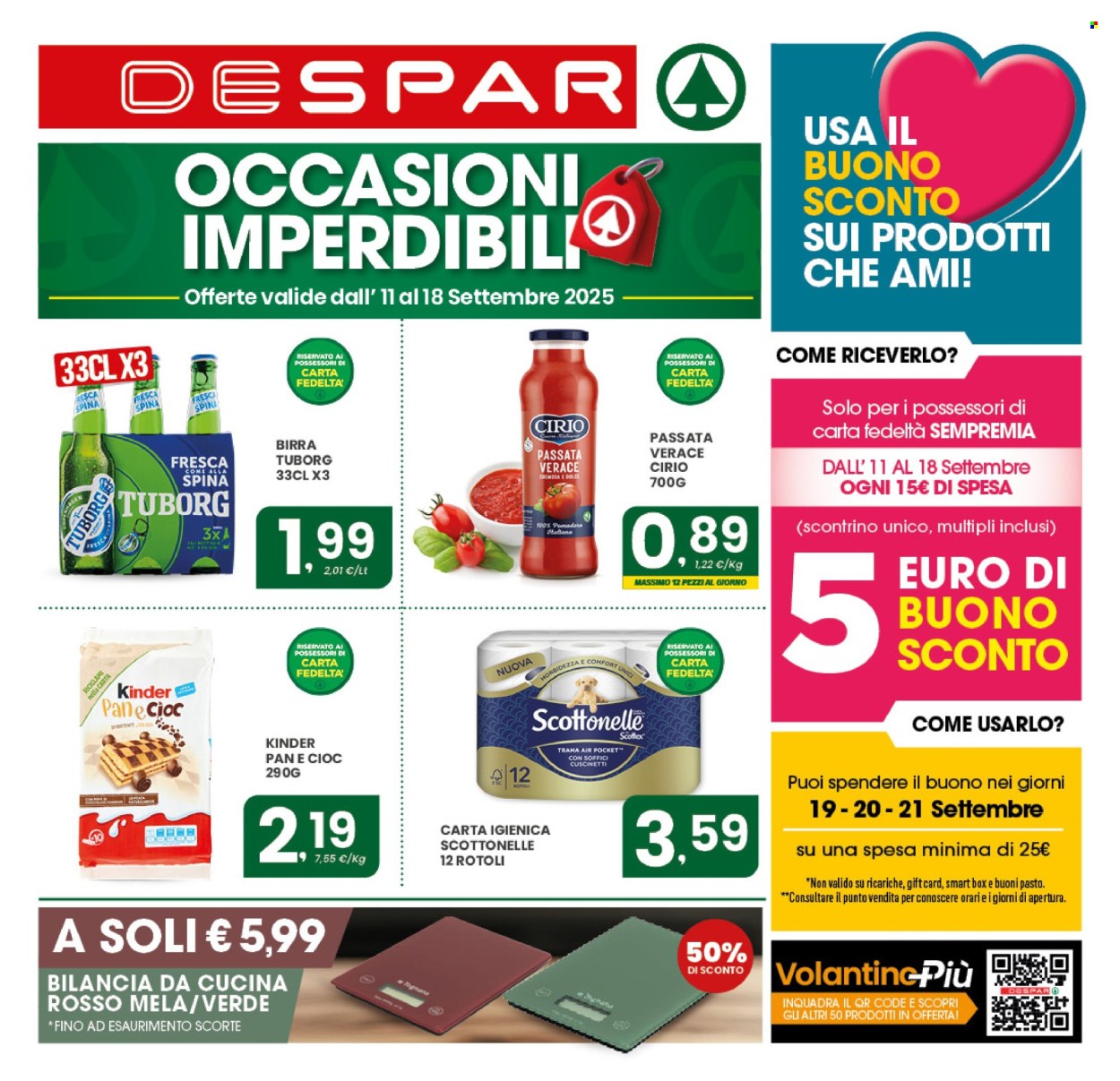 Volantino Despar - 11/9/2025 - 18/9/2025. Pagina 1