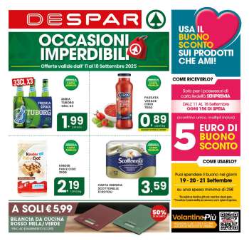 Volantino Despar - 11/9/2025 - 18/9/2025.