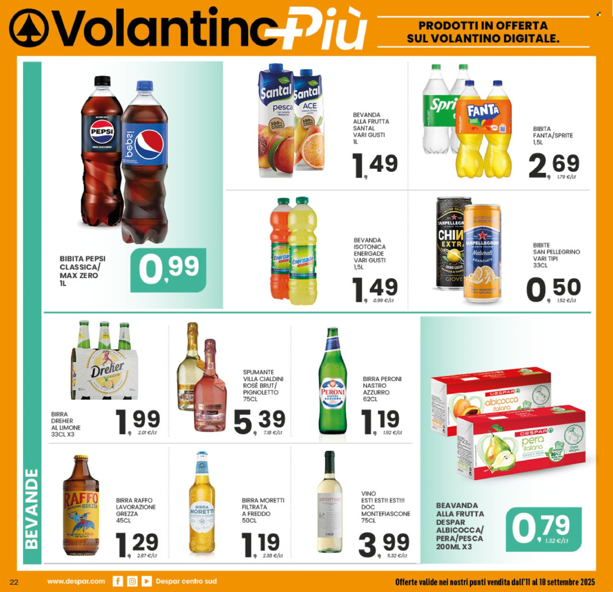 Volantino Despar - 11/9/2025 - 18/9/2025. Pagina 21