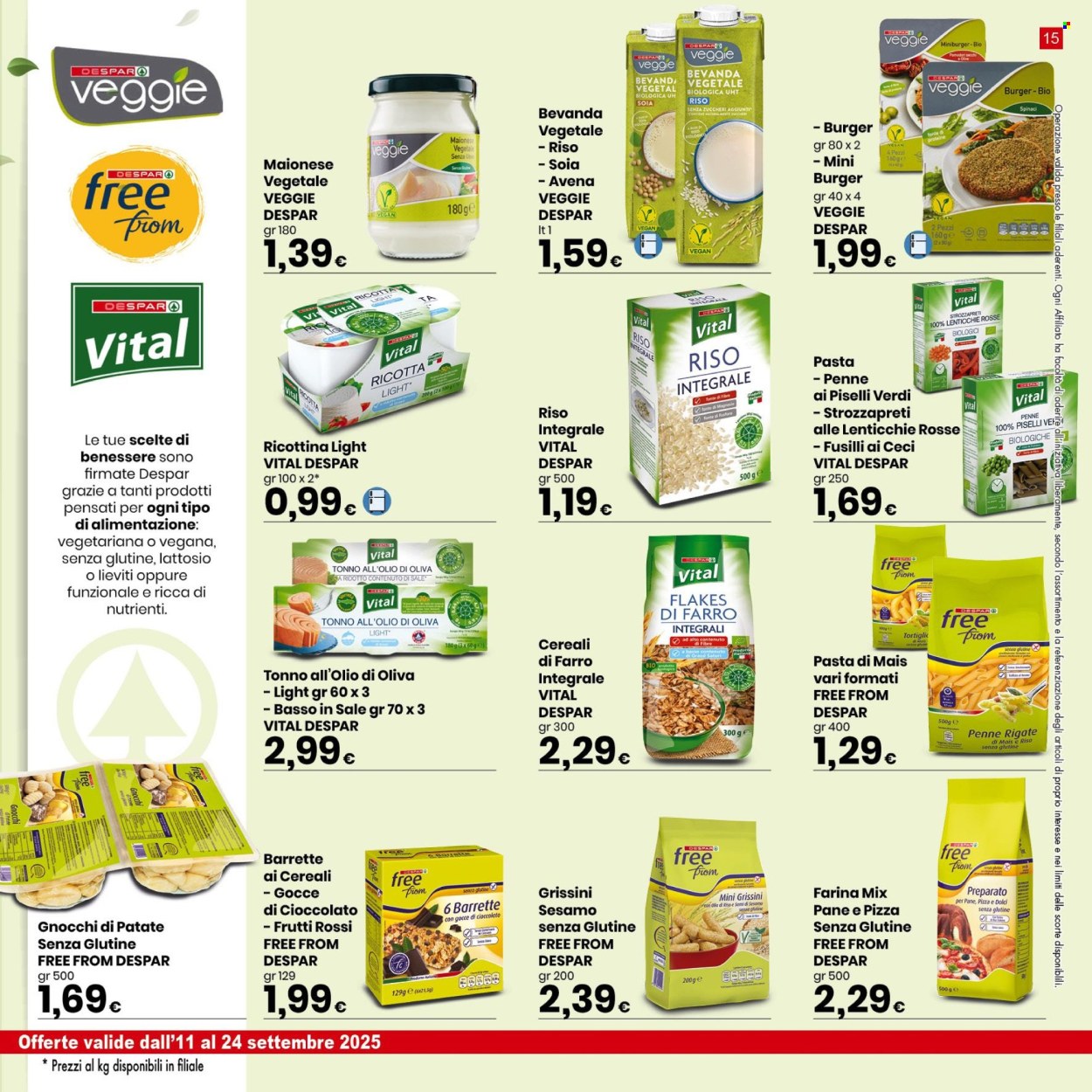 Volantino Eurospar - 11/9/2025 - 24/9/2025. Pagina 15