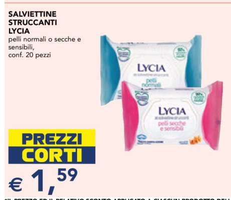 Salviettine Struccanti Lycia