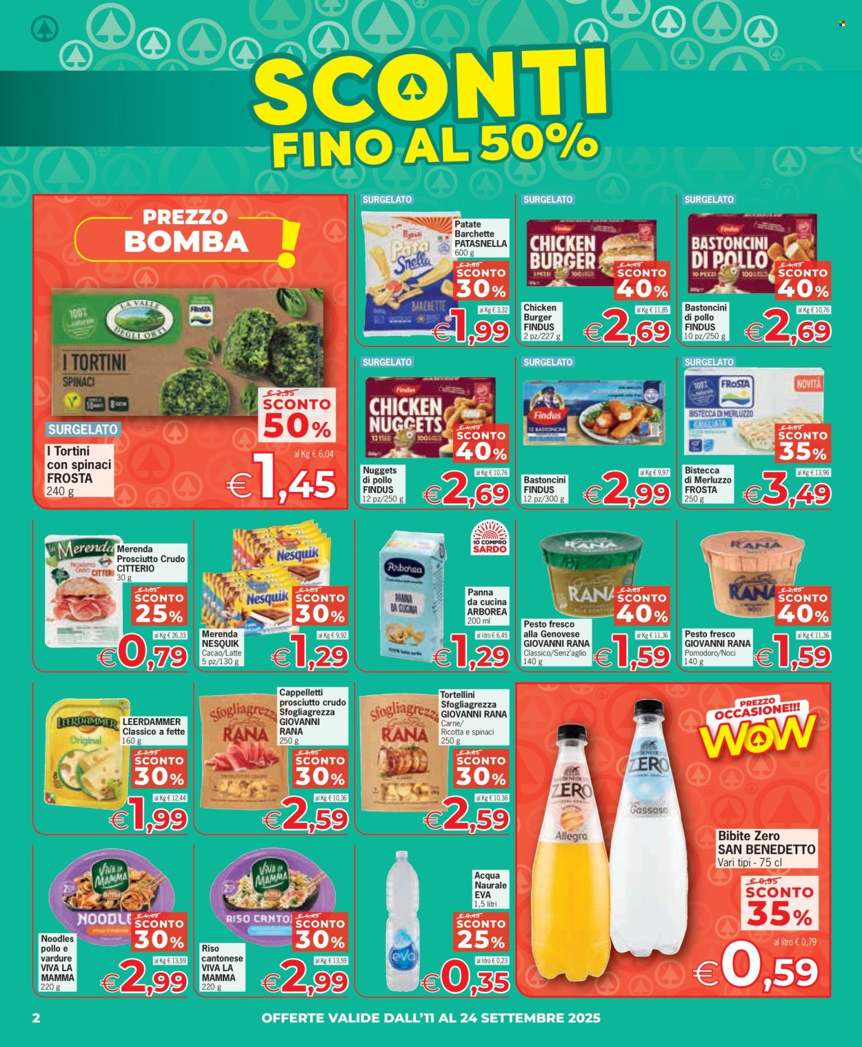 Volantino Eurospar - 11/9/2025 - 24/9/2025. Pagina 2