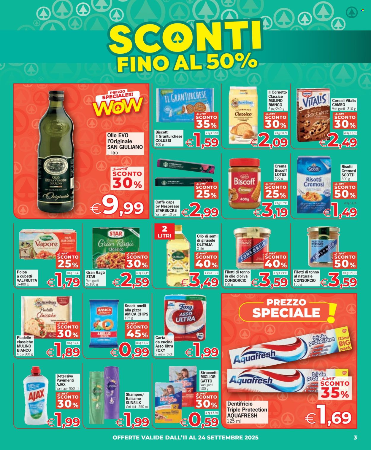 Volantino Eurospar - 11/9/2025 - 24/9/2025. Pagina 3