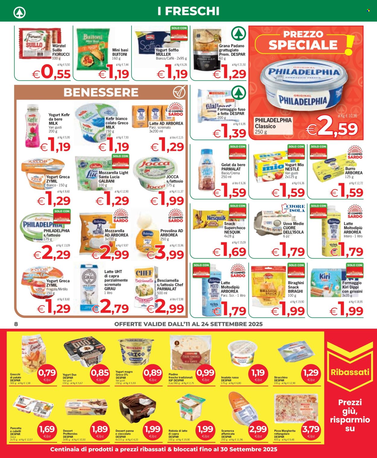 Volantino Eurospar - 11/9/2025 - 24/9/2025. Pagina 8
