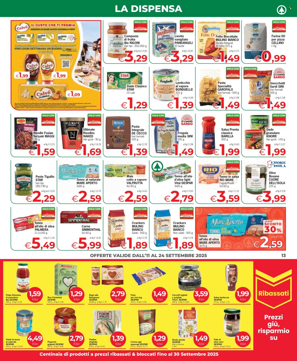 Volantino Eurospar - 11/9/2025 - 24/9/2025. Pagina 13