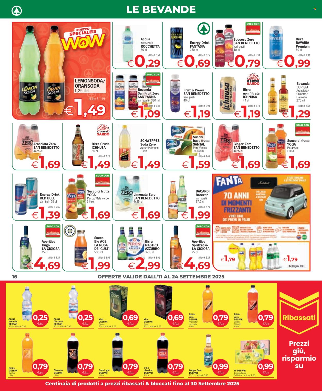 Volantino Eurospar - 11/9/2025 - 24/9/2025. Pagina 16