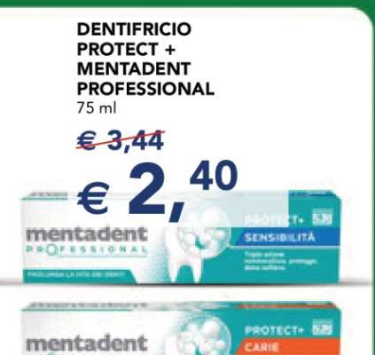 DENTIFRICIO PROTECT + MENTADENT PROFESSIONAL
