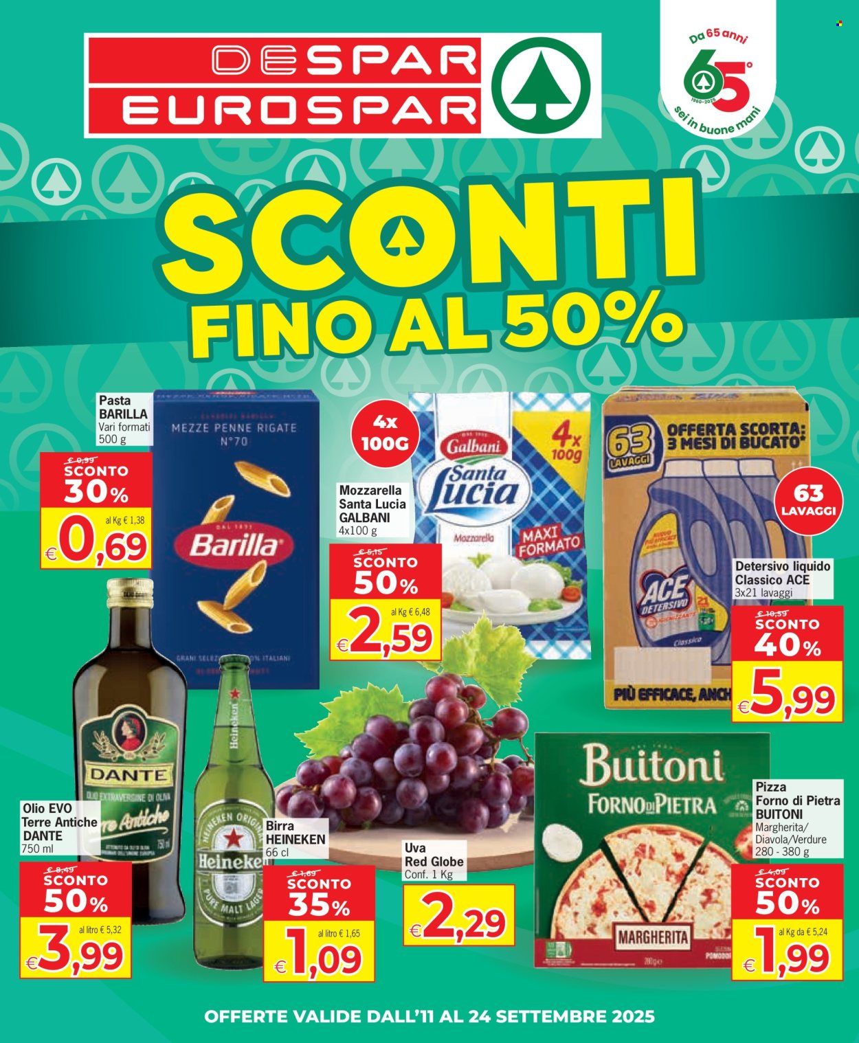 Volantino Eurospar - 11/9/2025 - 24/9/2025. Pagina 1