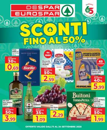 Volantino Eurospar - 11/9/2025 - 24/9/2025.