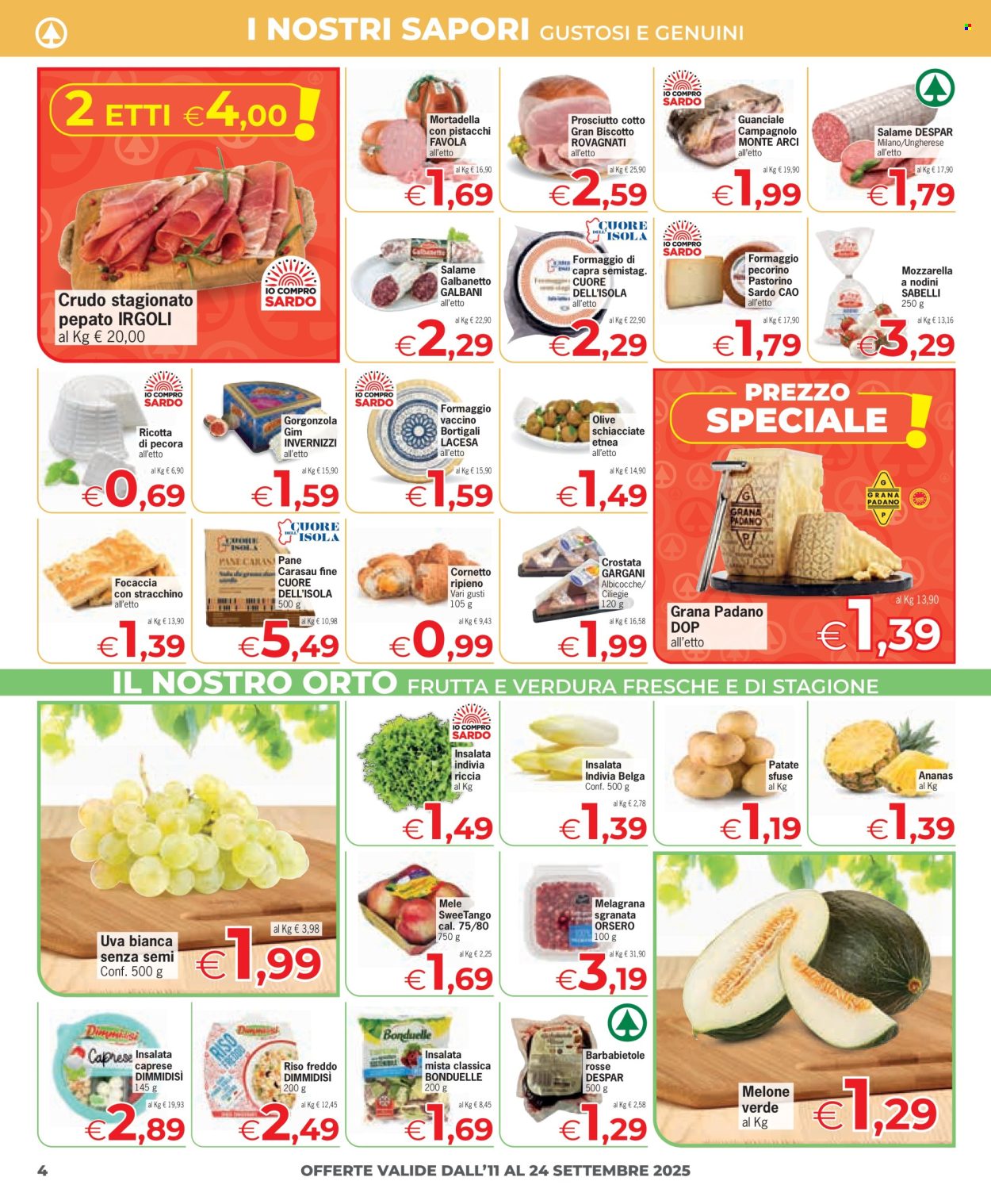 Volantino Eurospar - 11/9/2025 - 24/9/2025. Pagina 4
