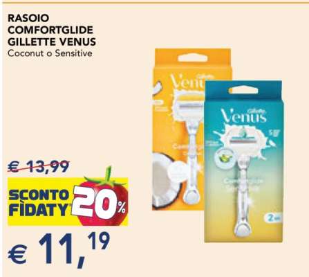 RASOIO COMFORTGLIDE GILLETTE VENUS