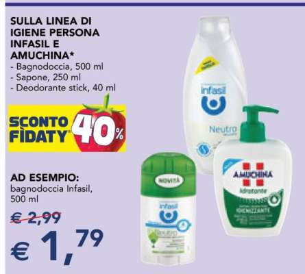 Infasil e Amuchina