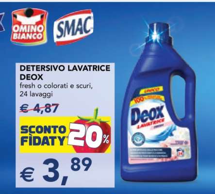 DETERSIVO LAVATRICE DEOX