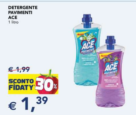 DETERGENTE PAVIMENTI ACE